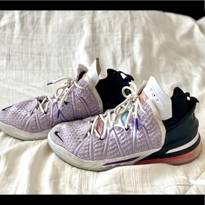 Size 10.5 - Nike LeBron 18 Graffiti 2021